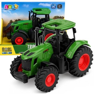 Traktor Rolniczy Farmerski Gospodarski Gumowe Koła Zielony 1:24 Lean (29784)