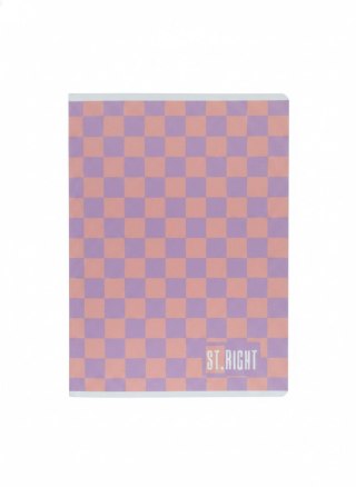 Zeszyt A5 CHECKERED VIBE 32k. 70g linia podwójna kolorowa Unipap