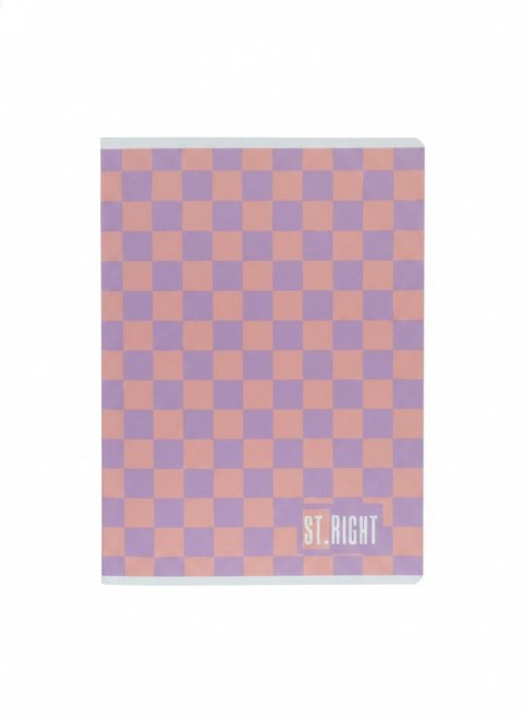 Zeszyt A5 CHECKERED VIBE 32k. 70g linia podwójna kolorowa Unipap