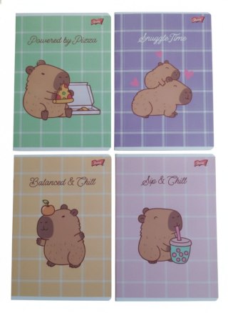 Zeszyt A5 Capybara Mood 32k. 70g krata Unipap