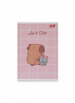 Zeszyt A5 Capybara Mood 32k. 70g podwójna linia kolor Unipap