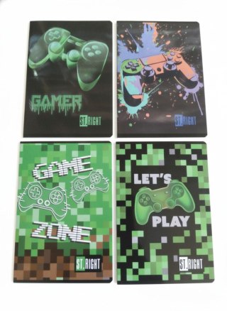 Zeszyt A5 GAME ZONE 32k. 70g krata Unipap
