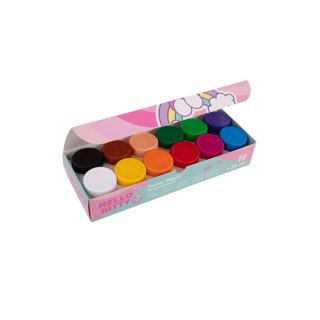 Farby plakatowe Hello Kitty kolor: mix 20ml 12 kolor. Patio (10593PTR)