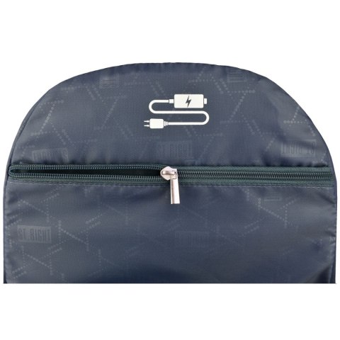 Plecak BLACK GLITTER 5903235665349 4-KOMORY St.Right (BP-06)
