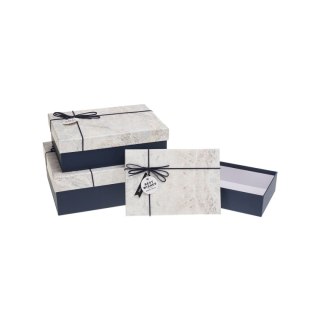Pudełko na prezent PUG-25197-PR set 3 pcs Rozette (5907354206667)