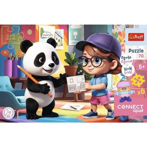 Puzzle Connect Amy 70, 100 el. Trefl (53023)