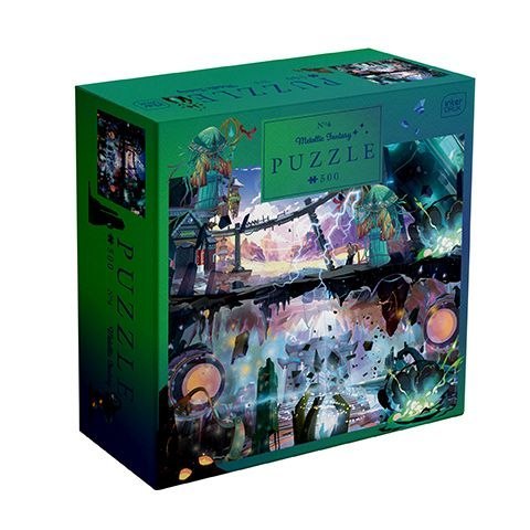 Puzzle Metalic Fantasy Musterious City Interdruk