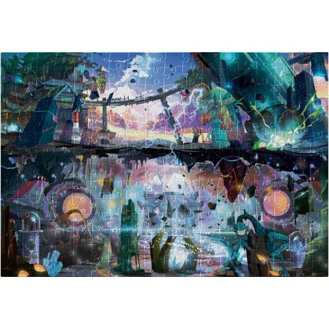Puzzle Metalic Fantasy Musterious City Interdruk
