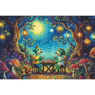 Puzzle Trefliki Spotkanie w kawiarni Trefl (16561)