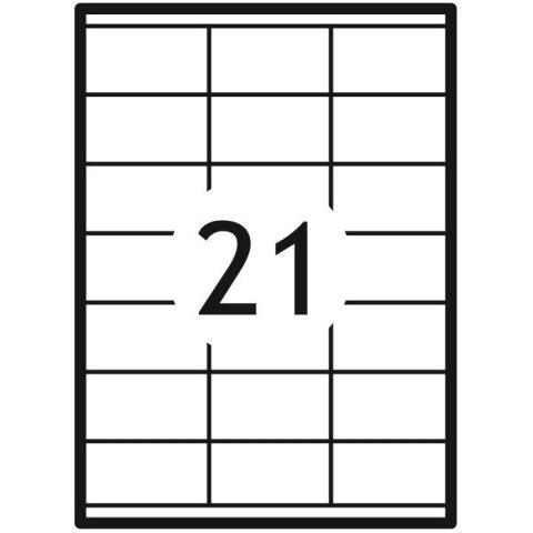 Etykieta samoprzylepna A4 biały [mm:] 70x41 Grand (015)