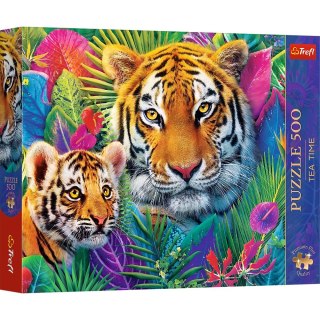 Puzzle PREMIUM PLUS Tygrysy w dżungli Trefl (37625)