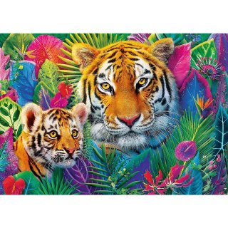 Puzzle PREMIUM PLUS Tygrysy w dżungli Trefl (37625)