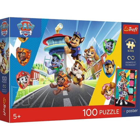 Puzzle Paw Patrol PREMIUM PLUS KIDS Psia przygoda Trefl (16550)