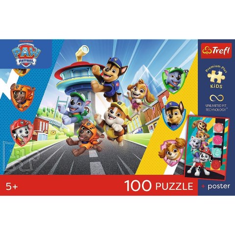 Puzzle Paw Patrol PREMIUM PLUS KIDS Psia przygoda Trefl (16550)