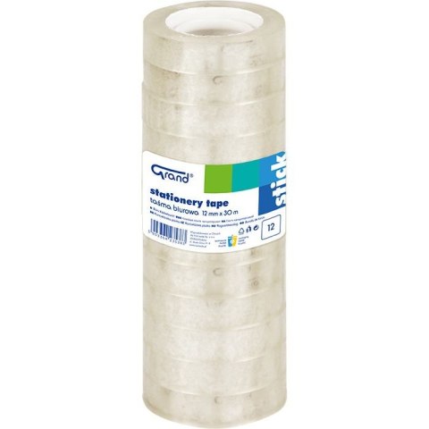 Taśma biurowa 12x30 [mm x m] Grand (130-1933)