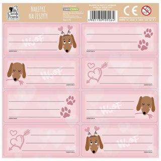 Naklejka na zeszyt Cleo i Frank Derform (NNZCF46)