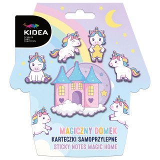 Notes samoprzylepny (karteczki) KARTECZKI SAMOPRZYLEPNE MAGICZNY DOMEK Kidea (KASMDKA)