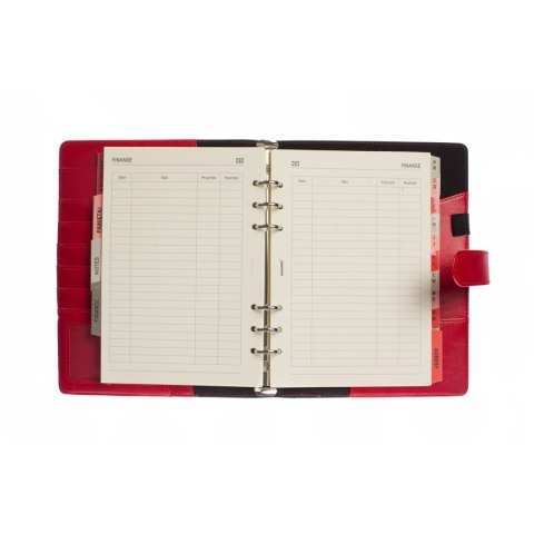 Organizer MEMOFIX czerwony [mm:] 230x175 Antra (A5)