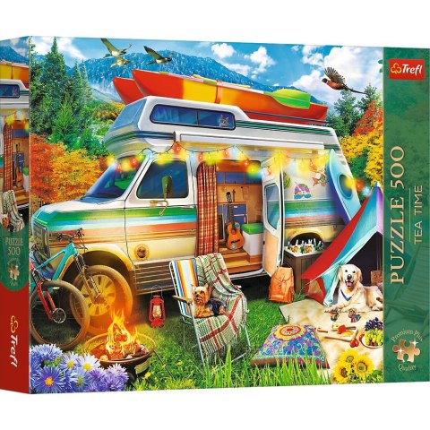 Puzzle Premium Plus Tea Time: Kamper Trefl (37611)