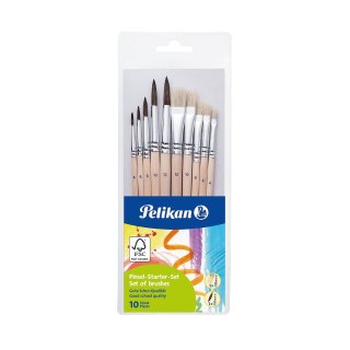 Pędzel 5 płaskich + 5 okrągłych nr 5 Pelikan (400191587)