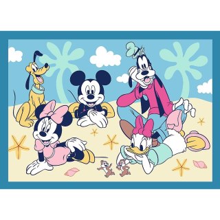 Puzzle Disney Mickey Zabawne zdarzenia Myszki Miki 4w1 el. Trefl (34669)