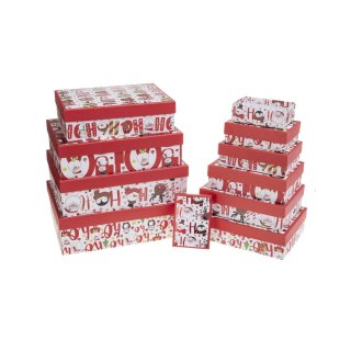 Pudełko na prezent Rozette (PUBN-25232-PR-HS set 10 pcs)