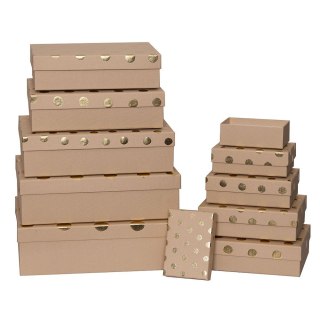 Pudełko na prezent Rozette (PUG-25248-PR-HS set 10 pcs)