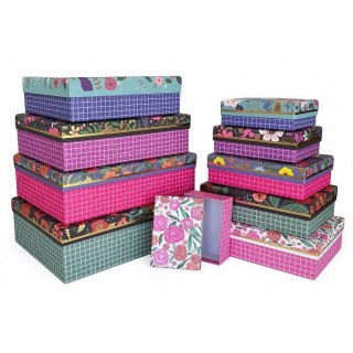 Pudełko na prezent Rozette (PUG-26009-PR-HS set 10 pcs)