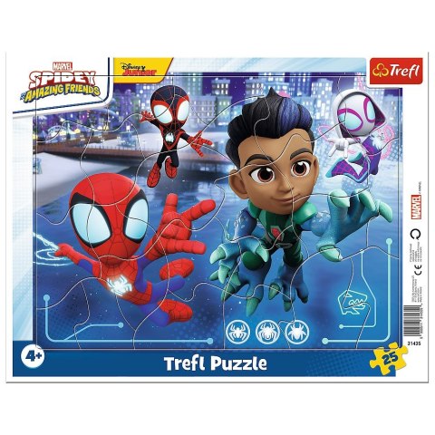 Puzzle Spiderman Pajęczy skok Trefl (31435)
