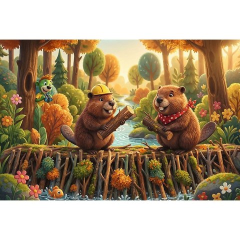Puzzle Trefliki U Bobra Trefl (15448)