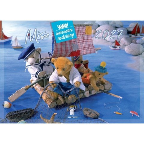 Kalendarz ścienny MISIE 13-planszowe 320mm x 470mm Lucrum (RW11)