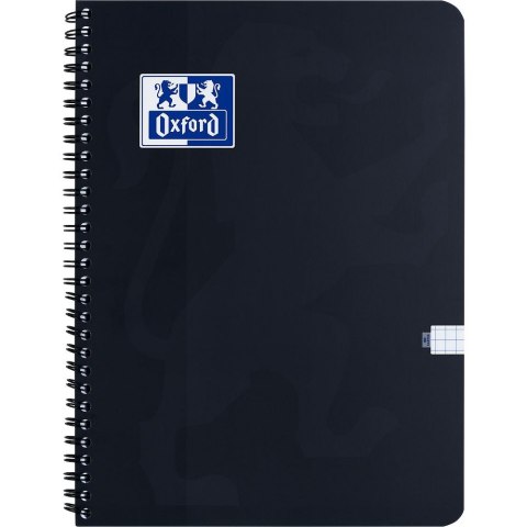 Notes (notatnik) czarny A5 80k. krata Oxford (40019077)