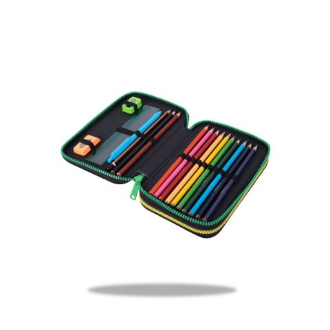 Piórnik CoolPack Jumper 2 BLACK NEON Patio (F066034)