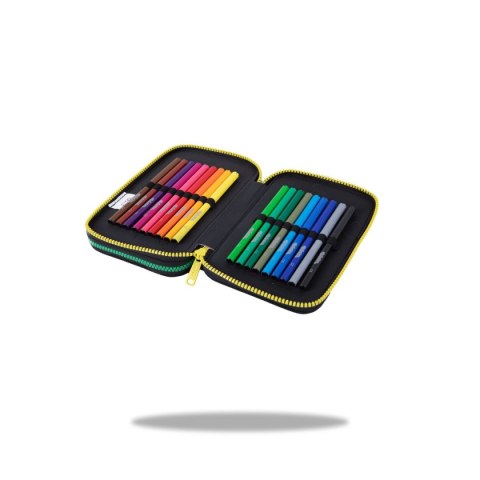 Piórnik CoolPack Jumper 2 BLACK NEON Patio (F066034)