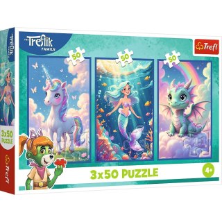Puzzle Trefliki Razem w kolorowym świecie Trefl (34879)