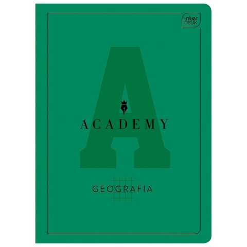 Zeszyt tematyczny A5 ACADEMY Hybrid GEOGRAFIA 60k. 90g krata Interdruk (ZE60#GEOACAH)