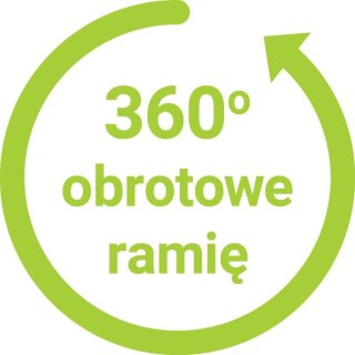 Zszywacz obrotowy 9629 czarny 12k. metalowo-plastikowy Eagle (110-1710)