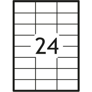 Etykieta samoprzylepna A4 biała Grand (014)