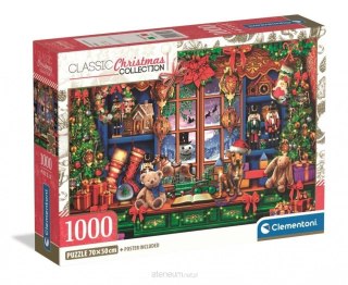 Puzzle 1000 elementów Christmas Shop Boże Narodzenie 1000 el. Clementoni (37128)
