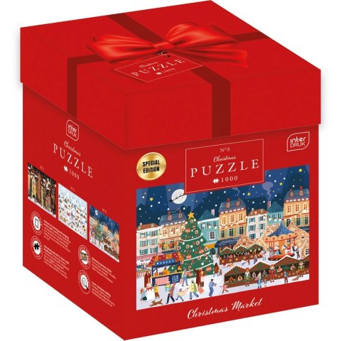 Puzzle CHRISTMAS market Interdruk