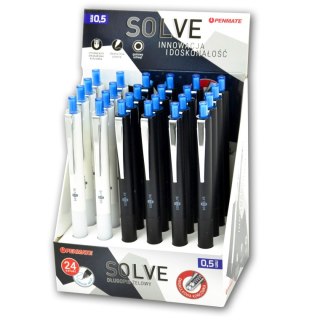 Długopis SOLVE niebieski 5906910831480 Penmate (TT8835)