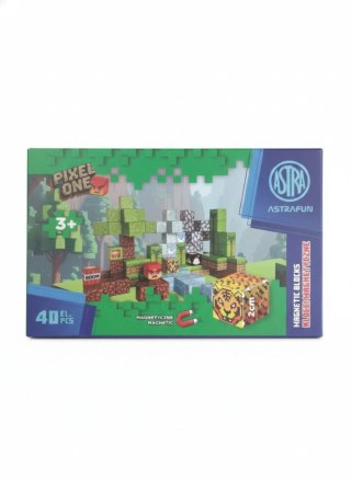 Klocki magnetyczne PIXEL ONE DŻUNGLA (nd) (717026002)