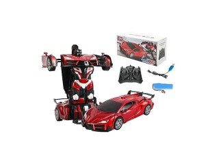 Samochód 1:18 na radio, transformujące do robota, kabel USB Adar (630895)