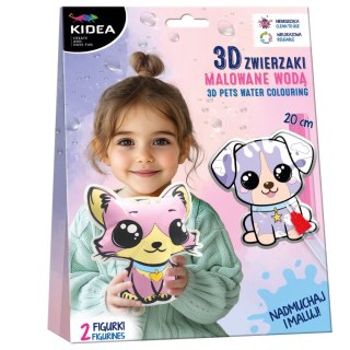 Zabawka kreatywna Magiczne zwierzaki do malowania wodą Kidea (MZMKA)