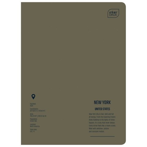 Zeszyt A5 96k. 70g linia Interdruk (ZE96=MIX)
