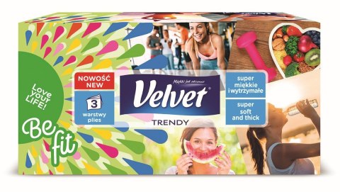 Chusteczki higieniczne 120 szt Velvet (Paradise)