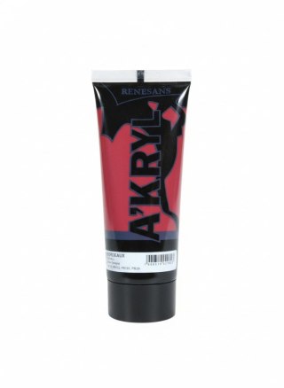 Farba akrylowa Bordowy kolor: bordowy 200ml Renesans (37)