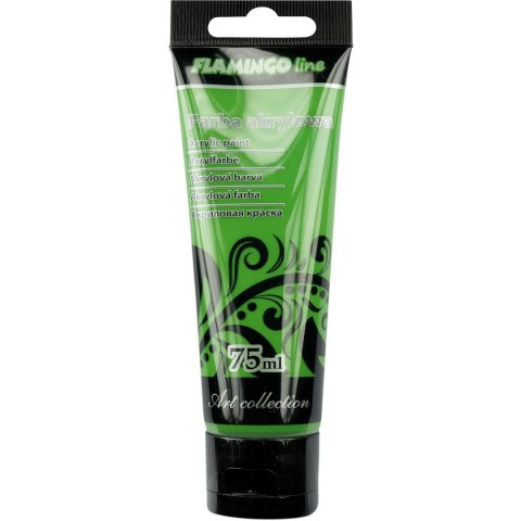 Farba akrylowa Fluo kolor: zielony 75ml Flamingo Line (109)