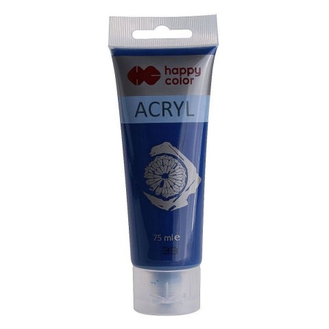 Farba akrylowa GRANATOWA kolor: granatowa 75ml Happy Color (HA 7370 0075-33)