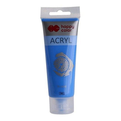 Farba akrylowa KOBALTOWA kolor: kobaltowy 75ml Happy Color (HA 7370 0075-36)